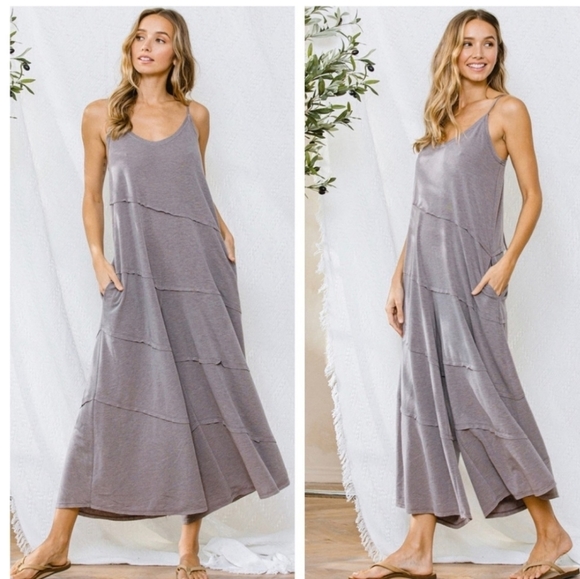 ShopEvelynne Pants - ERIN Boho Stunning loose fit wide leg fabulous jumpsuit